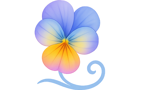 Logo fleur de pensée MariÂme